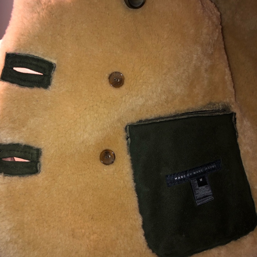 Marc Jacobs Women’s Merino Shearling Coat - Picture 6 of 8